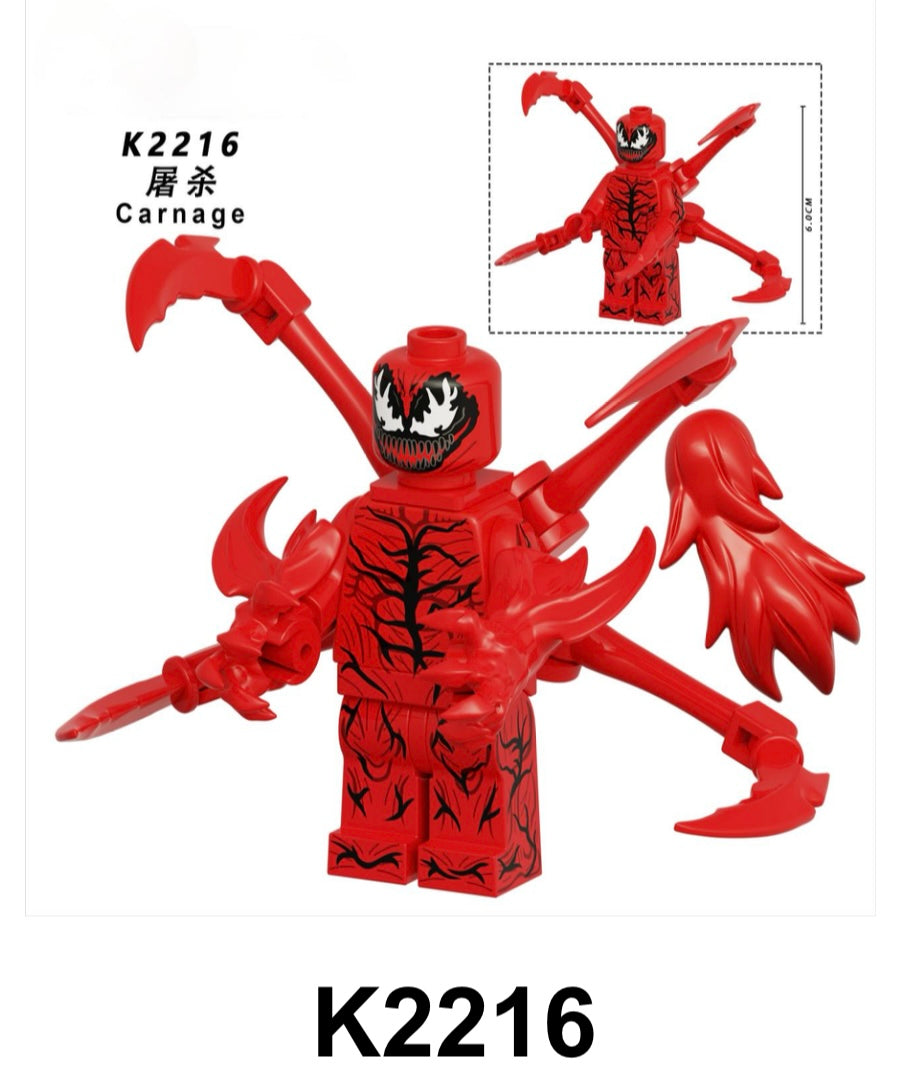 Marvel Carnage Minifigure (Jumbo)