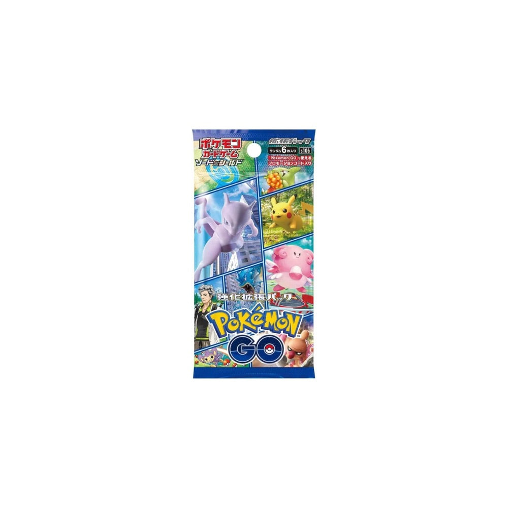 Paquete de refuerzo de cartas de TCG Pokémon en japonés de Pokémon Go