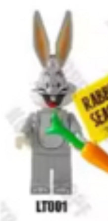 Looney Tunes Buggs Bunny Minifigure