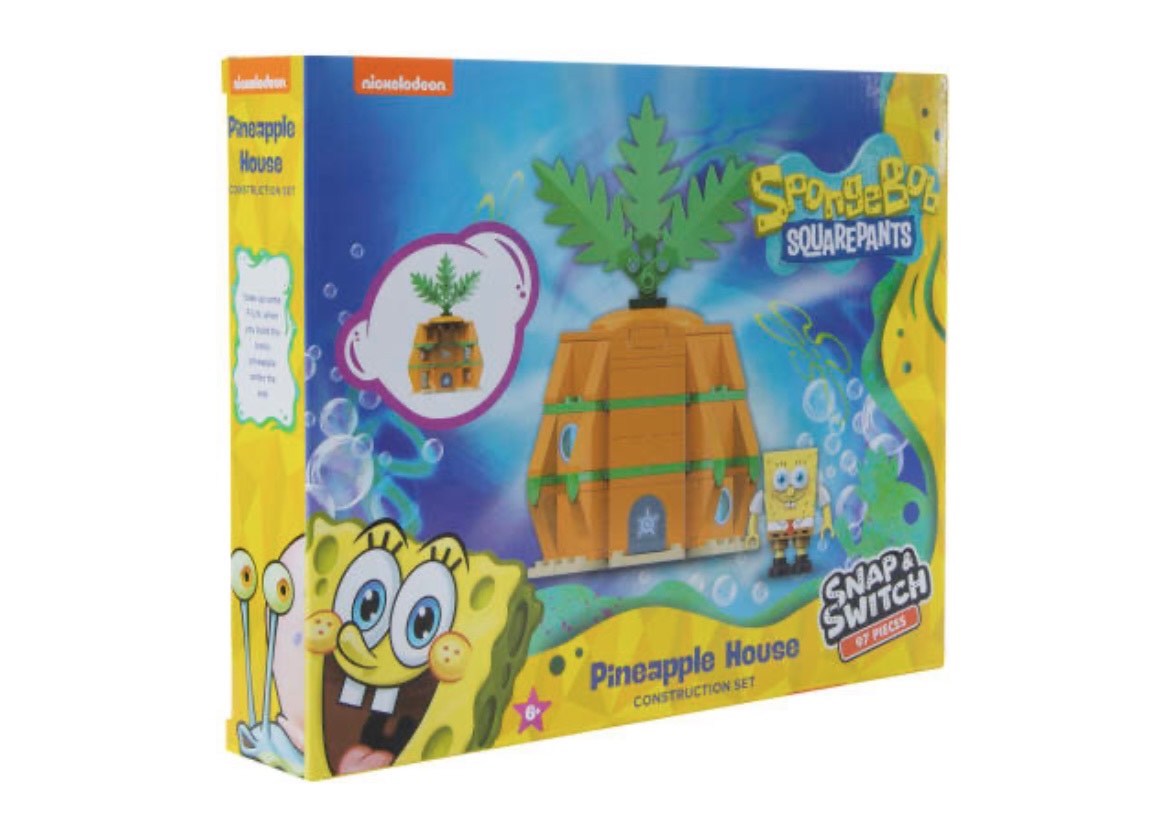 SpongeBob SquarePants Building Blocks Sets | Nickelodeon | Snap & Switch| High Quality Toys