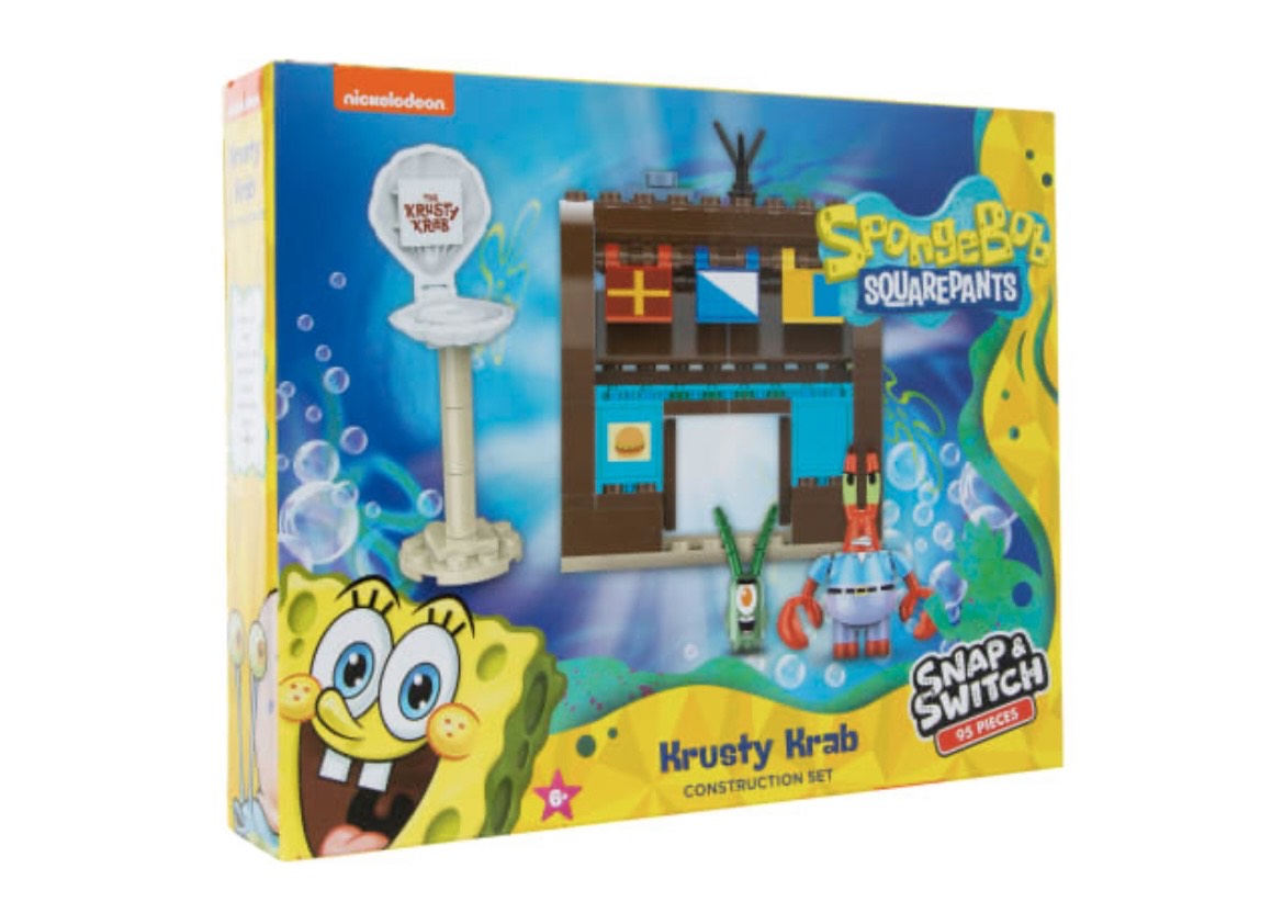 SpongeBob SquarePants Building Blocks Sets | Nickelodeon | Snap & Switch| High Quality Toys