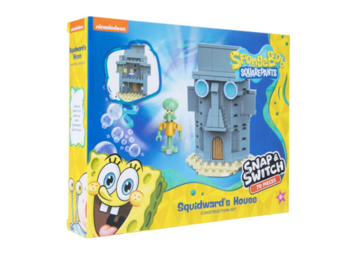 SpongeBob SquarePants Building Blocks Sets | Nickelodeon | Snap & Switch| High Quality Toys